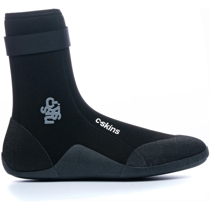 2024 C-Skins Legend 6mm Polypro Round Toe Neoprene Wetsuits Boots C-BOLEPP - Black / Charcoal